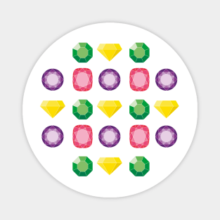 pattern gems Magnet